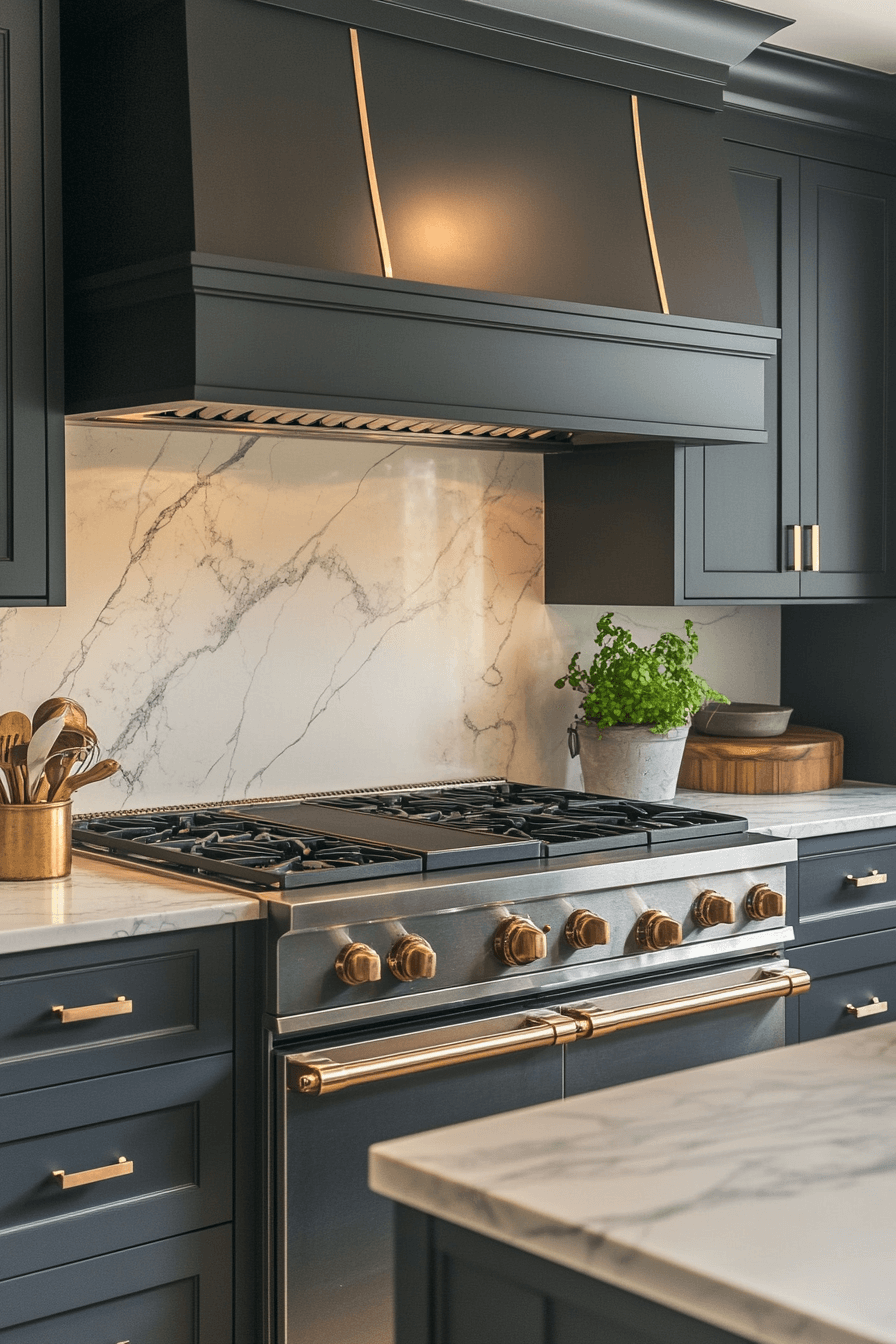 29 Charcoal Kitchen Cabinets That Create A Stunning Statement ...