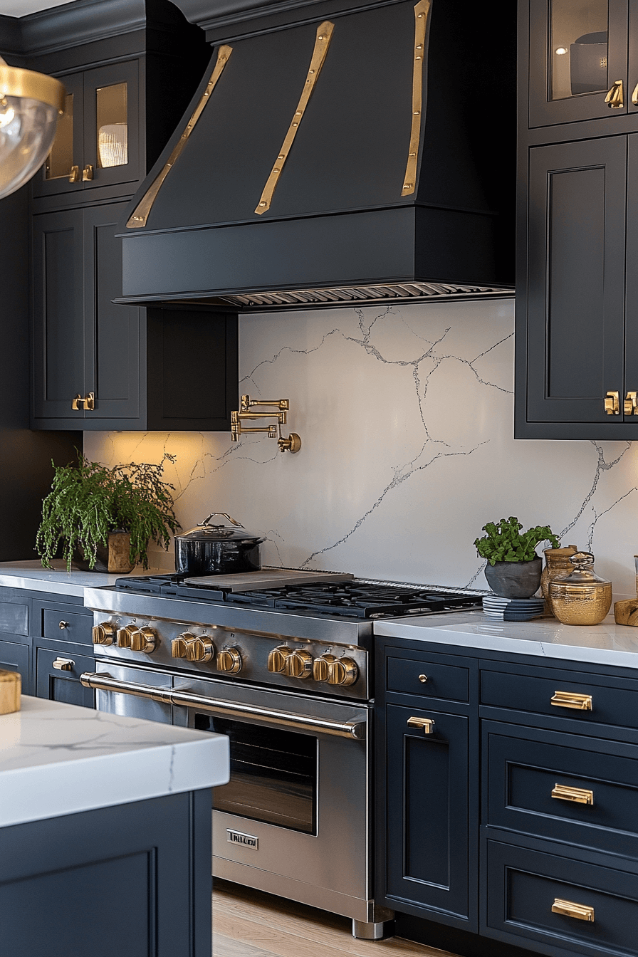 29 Charcoal Kitchen Cabinets That Create A Stunning Statement ...