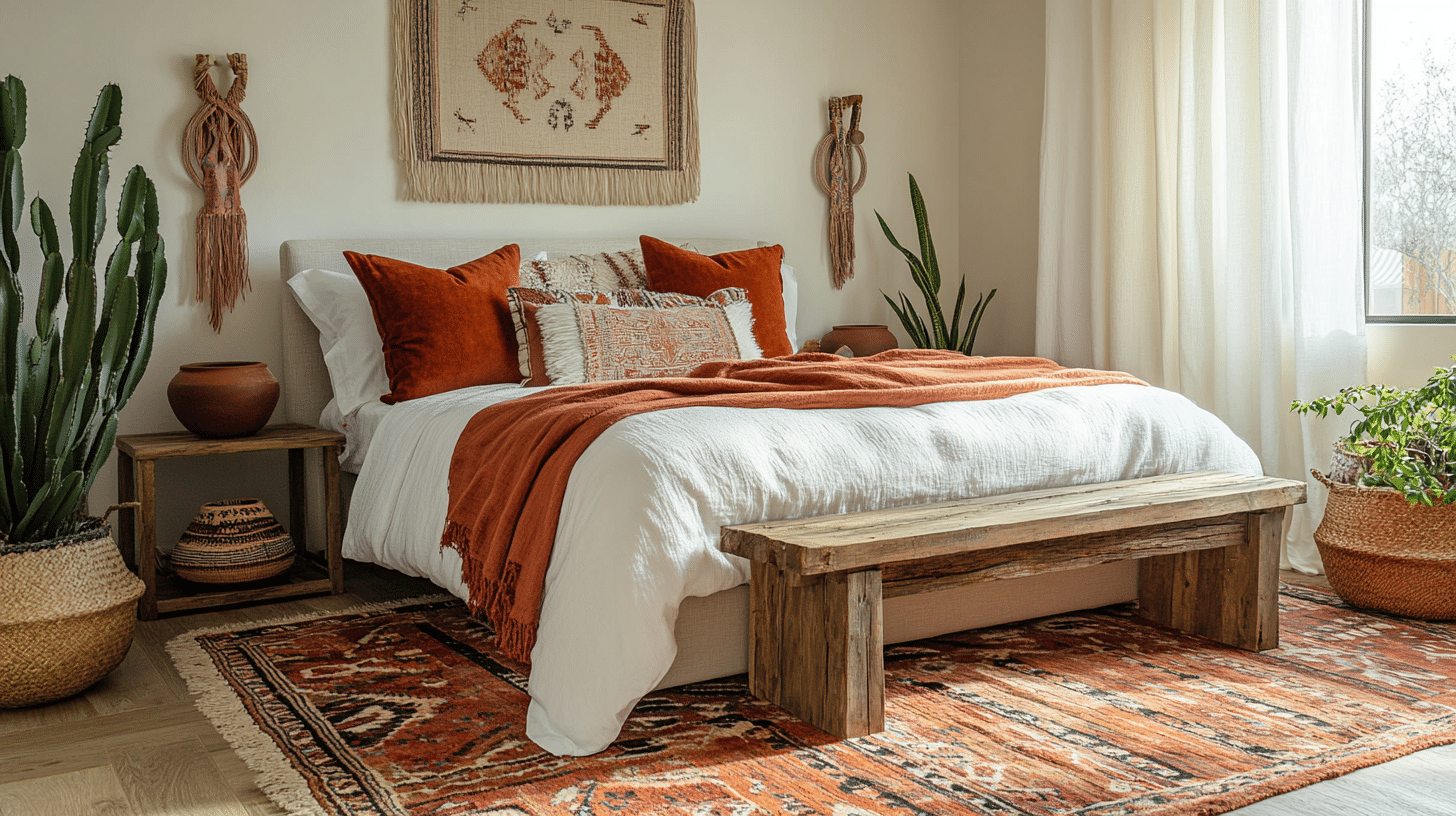 29 Terracotta Boho Bedroom Ideas For A Sun Kissed Cozy Look - Courtneys ...