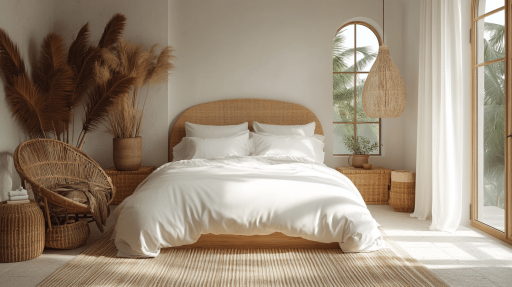 White Boho Bedroom Ideas