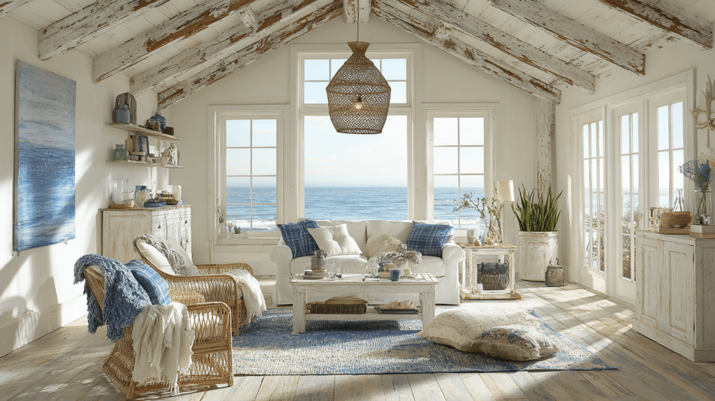 coastal farmhouse decor