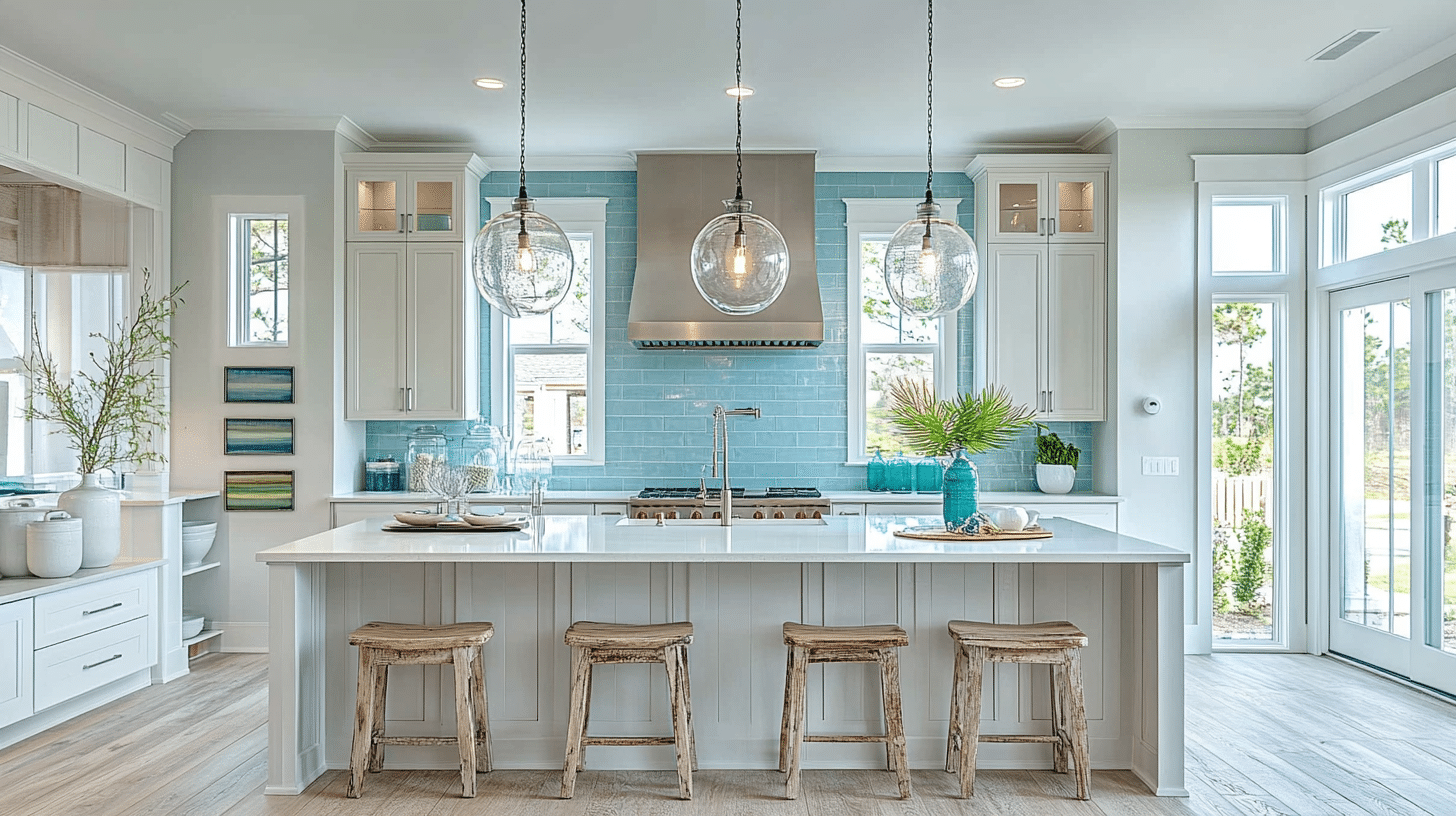 29 Coastal Kitchen Looks That Turn Kitchens Into Seaside Retreats ...