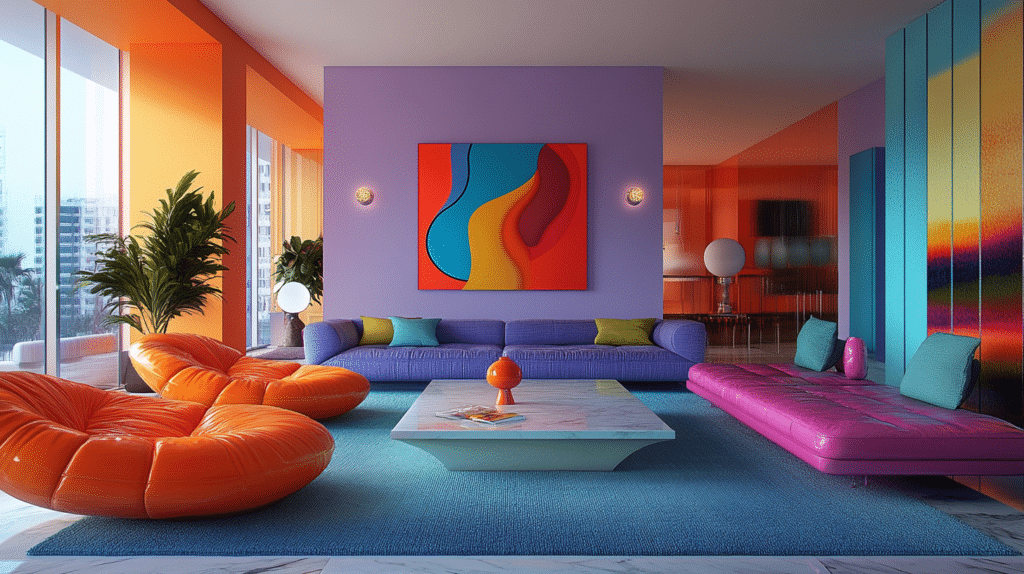 dopamine decor living room