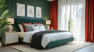 jewel tone bedroom