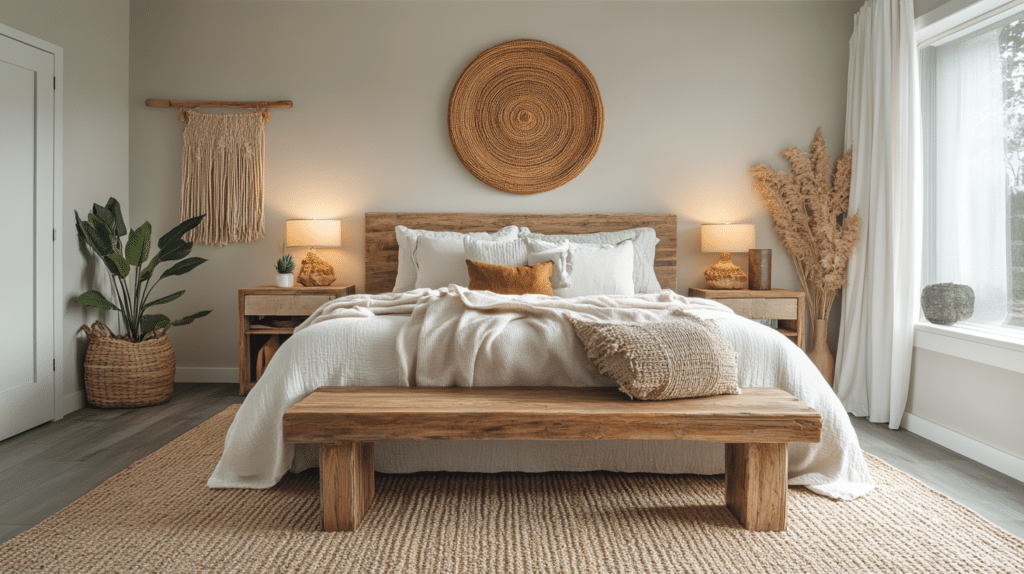 natural wood bedroom ideas
