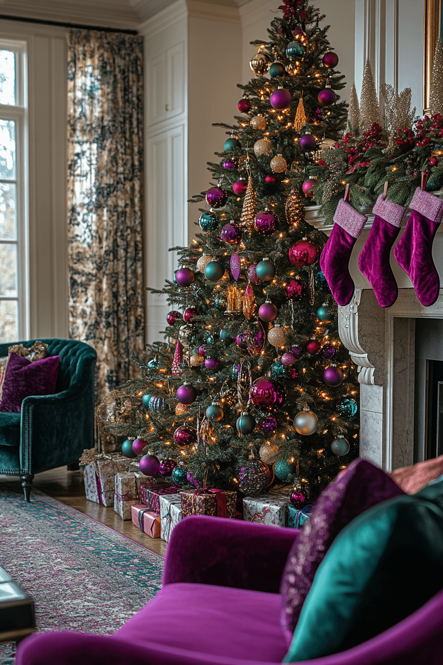 Jewel Tone Christmas Decor