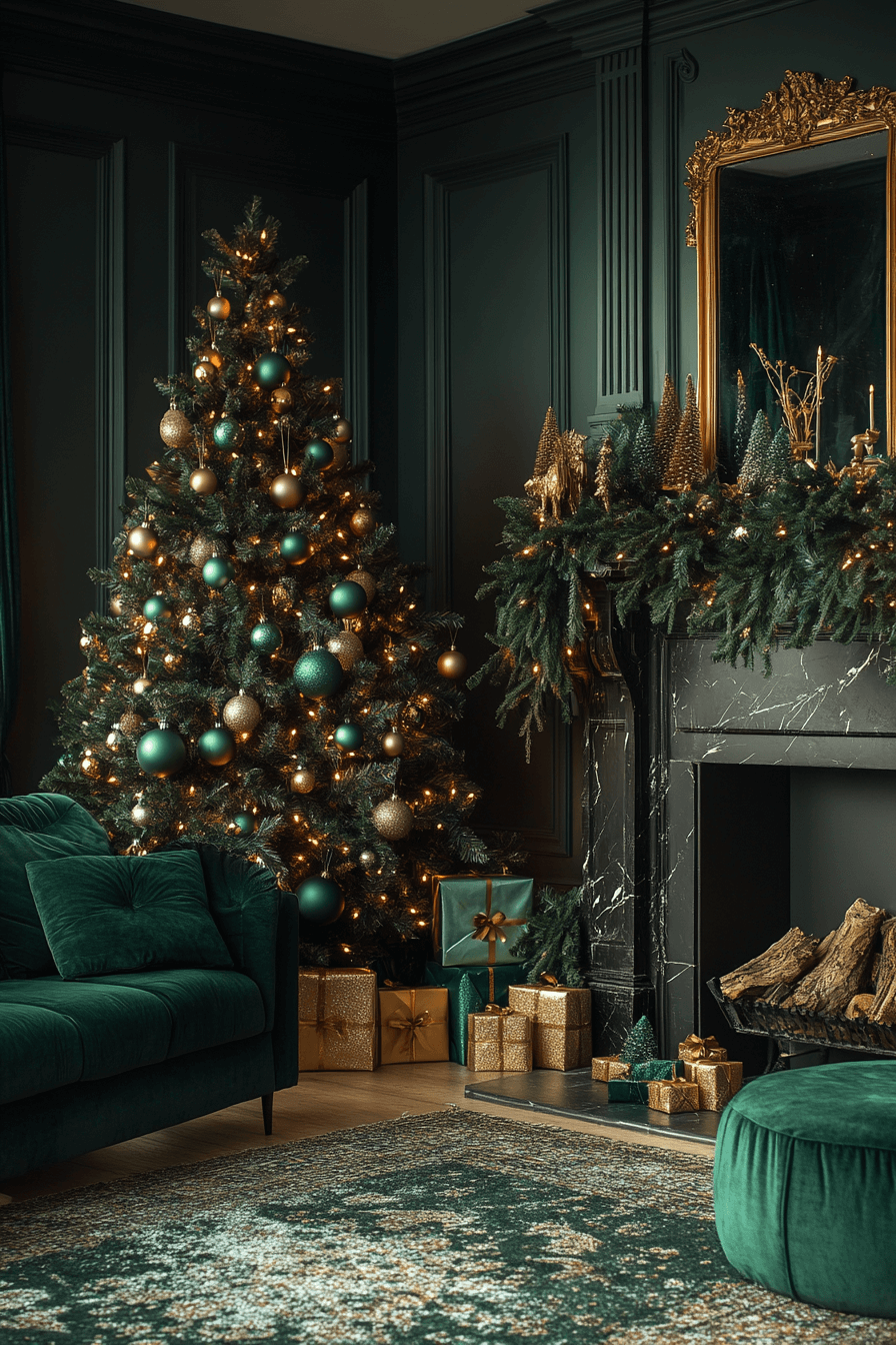 Jewel Tone Christmas Decor