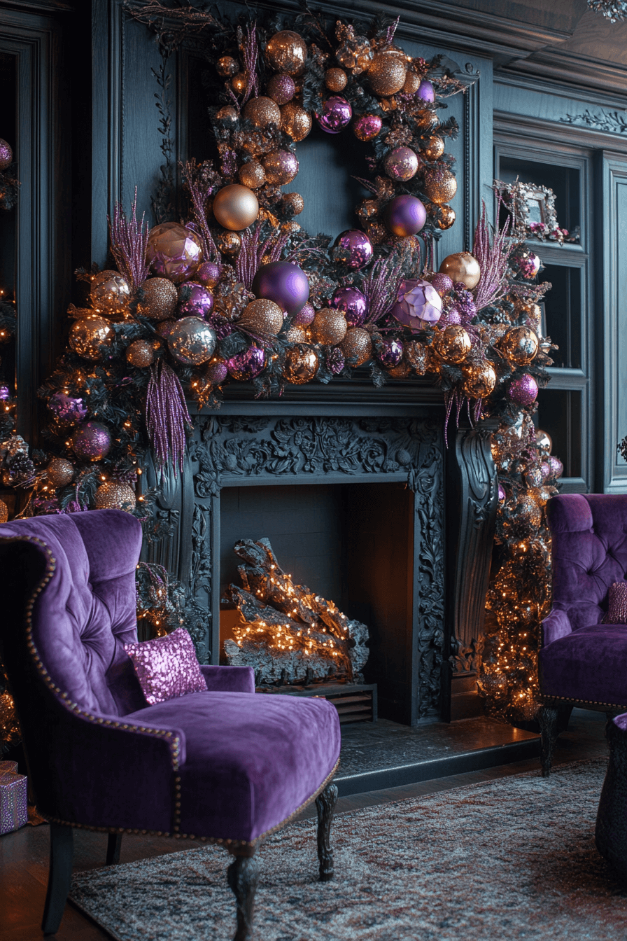 Jewel Tone Christmas Decor