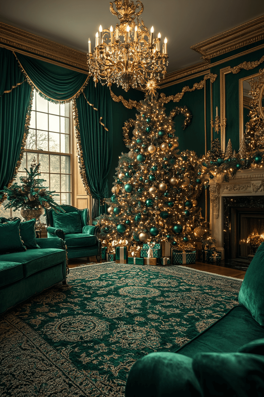 Jewel Tone Christmas Decor