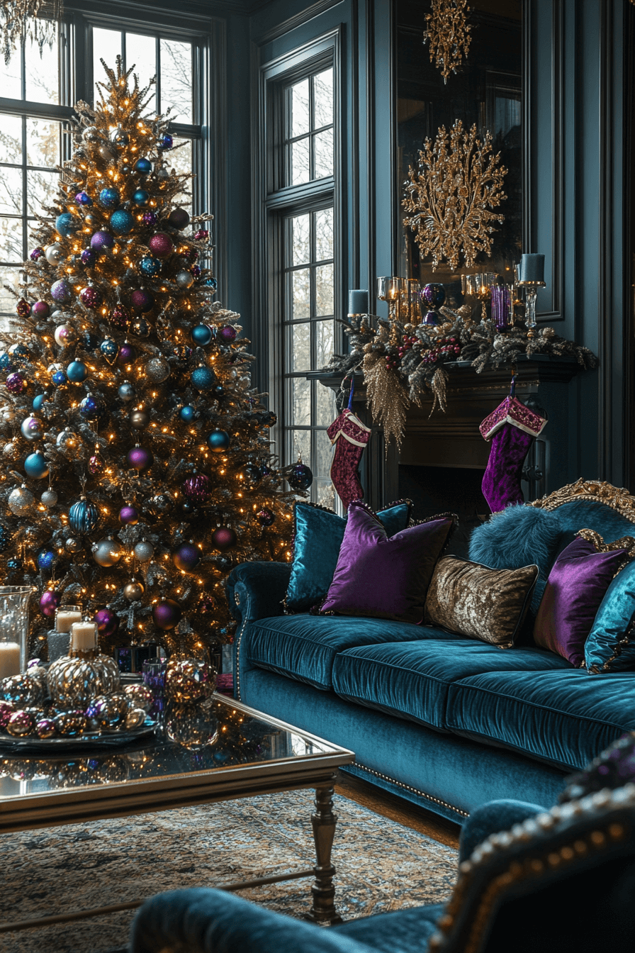 Jewel Tone Christmas Decor