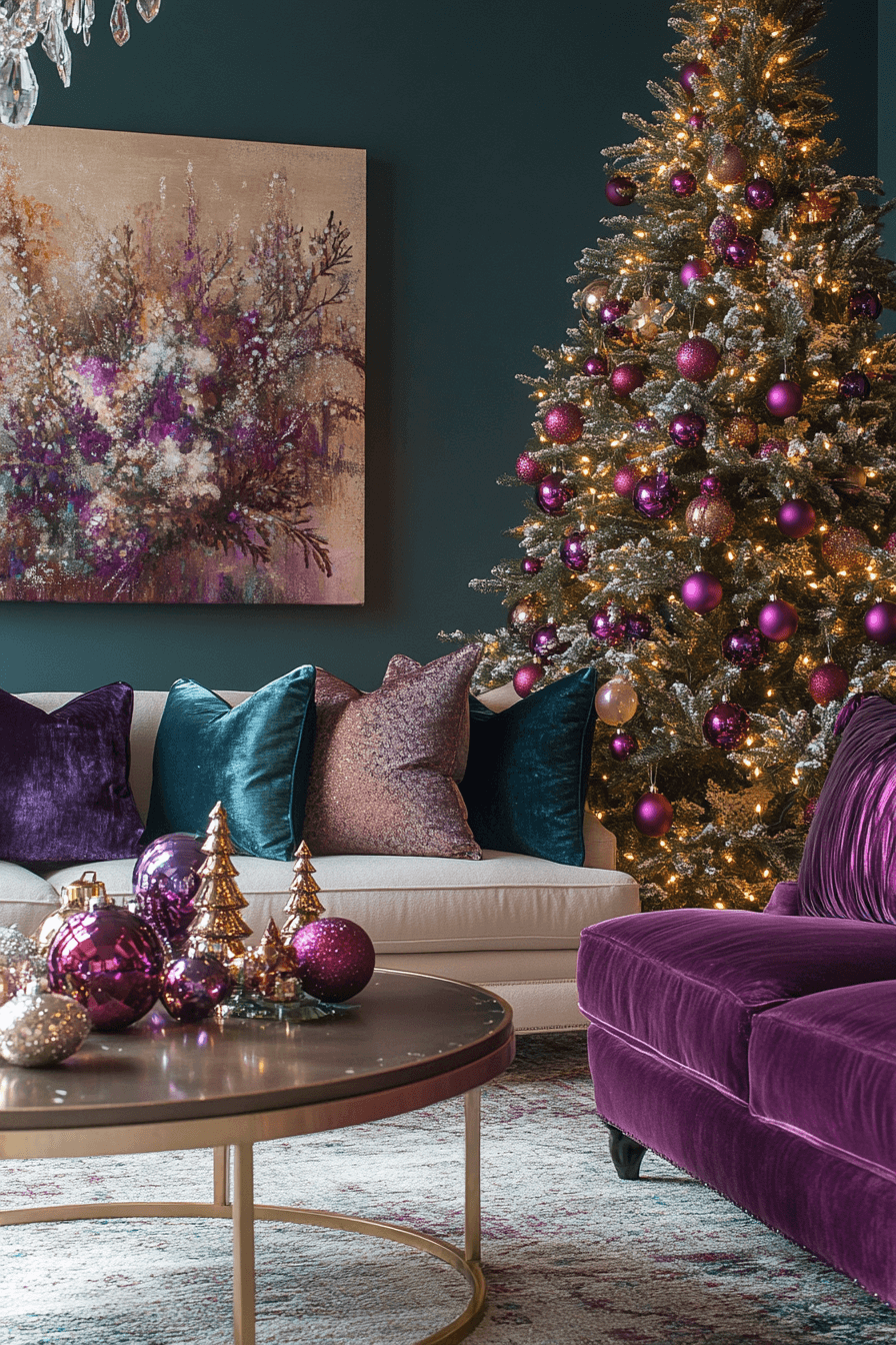 Jewel Tone Christmas Decor