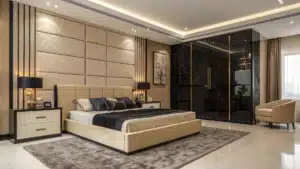 beige and black bedroom ideas