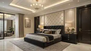 black and cream bedroom ideas