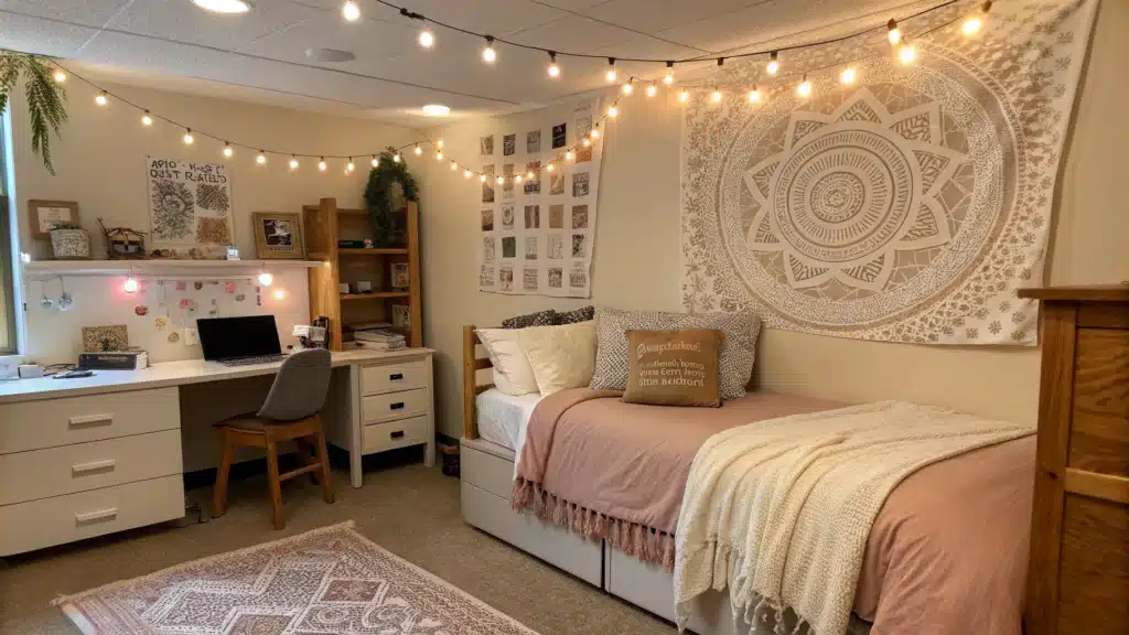 29 College Dorm Room Ideas That Turn Your Tiny Space Into a Stylish Sanctuary 33 college dorm room ideas