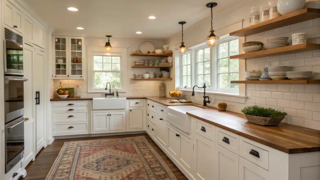 29 Farmhouse Kitchen Ideas That Bring Country Charm And Timeless Style 32 farmhouse kitchen