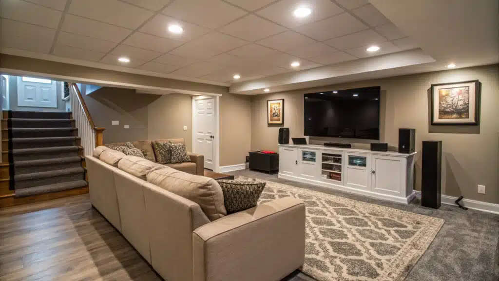 29 Finished Basement Ideas That Maximize Your Home's Potential 35 finished basement ideas