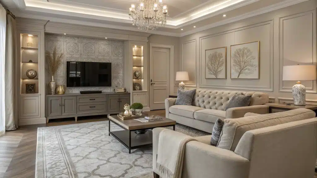 29 Grey and Beige Living Room Ideas That Perfectly Balance Warm and Cool 33 grey and beige living room