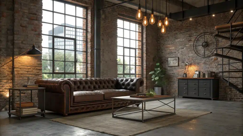 29 Industrial Living Room Ideas That Bring Urban Edge And Character To Your Home 33 industrial living room