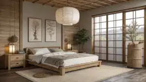 japandi bedroom design