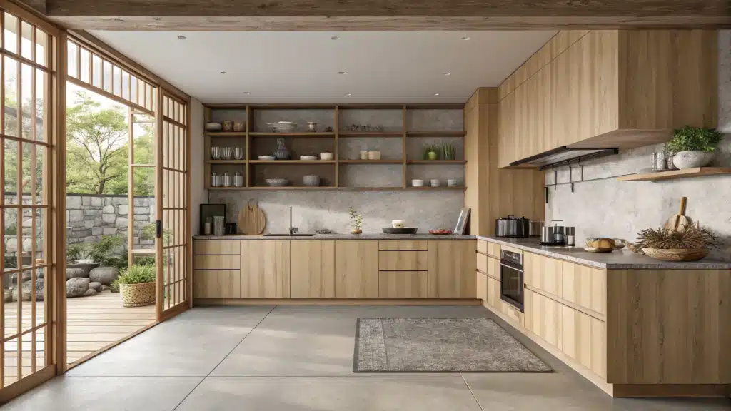 29 Japandi Kitchen Design Ideas That Combine Functionality With Serene Beauty 32 japandi kitchen design