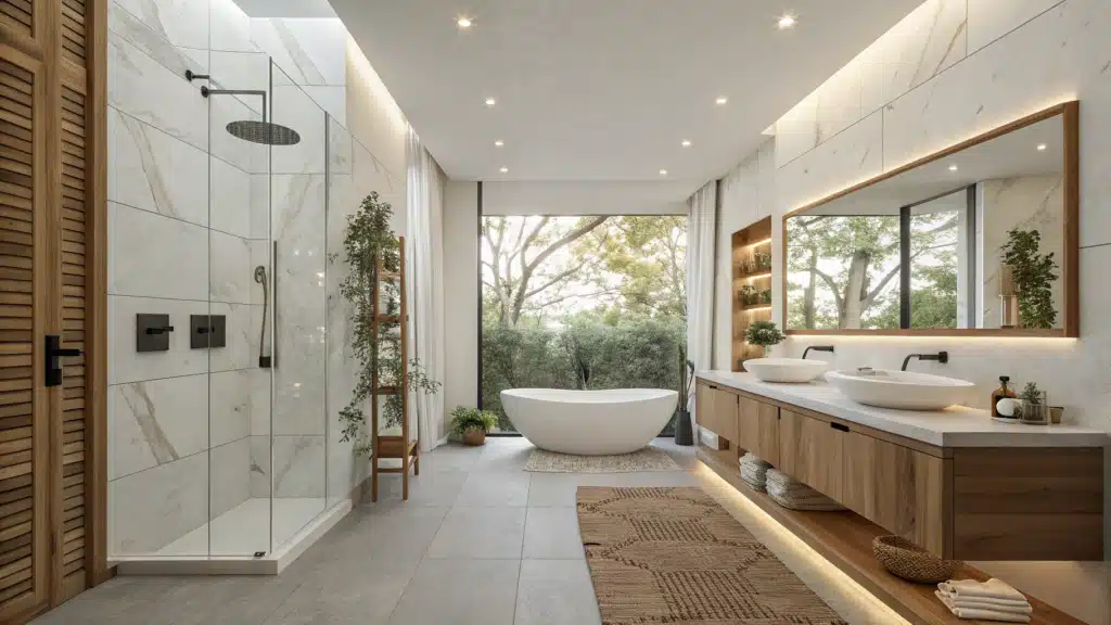 29 Minimalist Bathroom Design Ideas That Create Spa-Like Serenity at Home 32 minimalist bathroom design