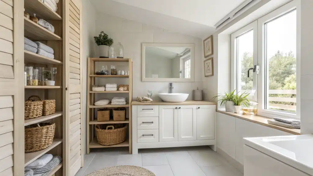 29 Minimalist Small Bathrooms That Prove Tiny Spaces Can Be Totally Transformative 32 minimalist small bathrooms