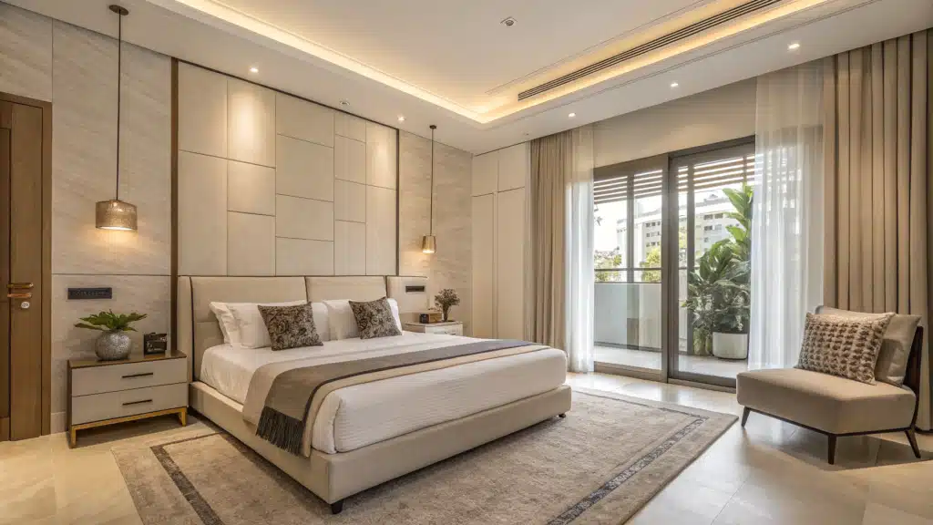 modern minimalist bedroom