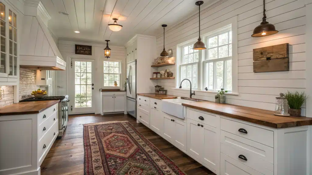 29 Rustic Farmhouse Kitchen Ideas That Blend Country Charm With Modern Comfort 30 rustic farmhouse kitchen