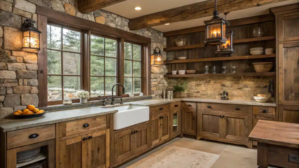 29 Rustic Kitchen Ideas That Bring Warmth And Character To Your Home 32 rustic kitchen
