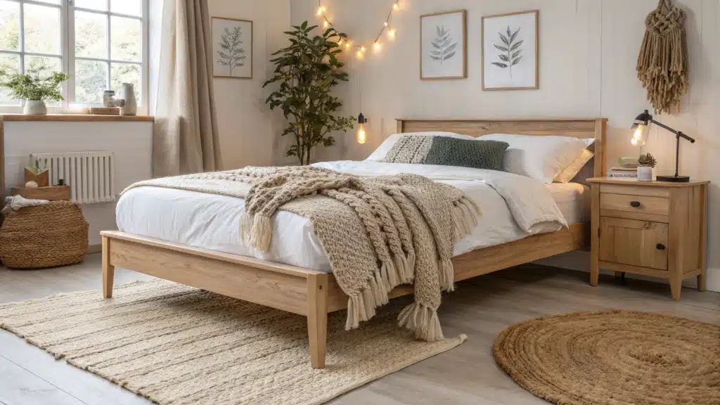 scandi bedroom