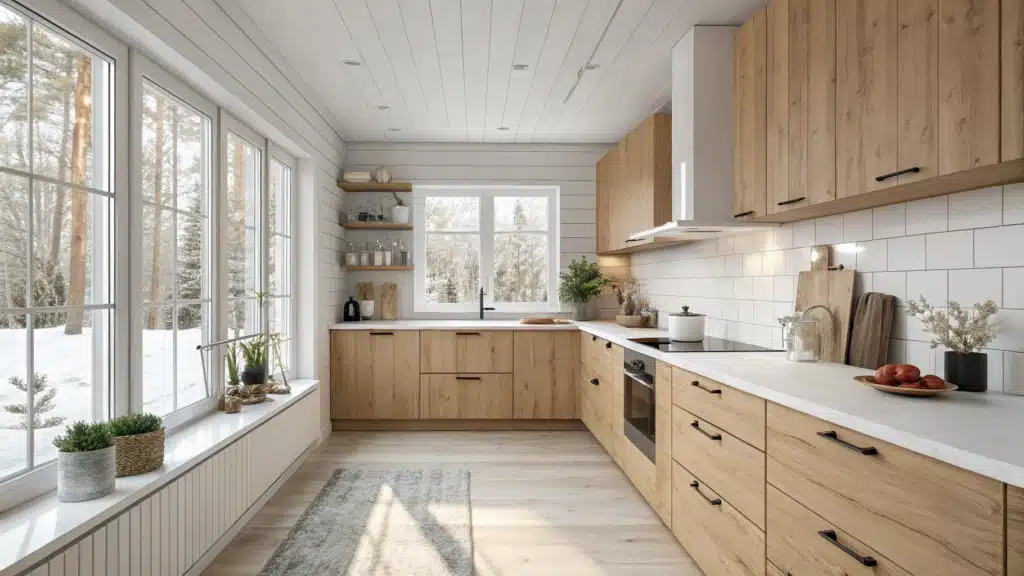 29 Scandi Kitchen Ideas That Bring Nordic Hygge to Your Cooking Space 33 scandi kitchen