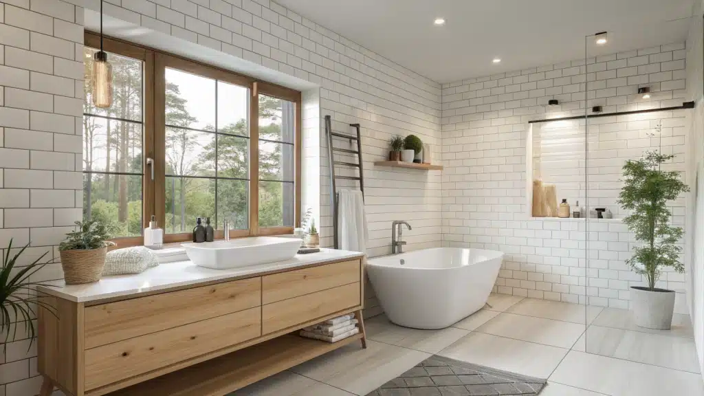 29 Scandinavian Bathroom Ideas That Create Spa-Like Nordic Serenity 35 scandinavian bathroom