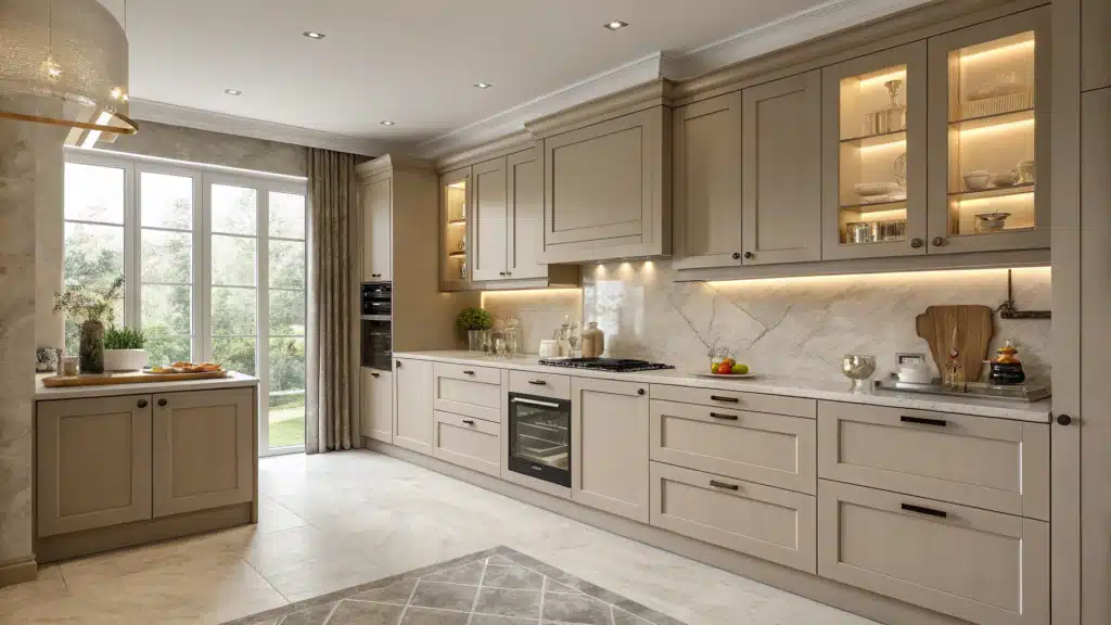 29 Taupe Kitchen Cabinets That Create the Perfect Neutral Foundation 35 taupe kitchen cabinets