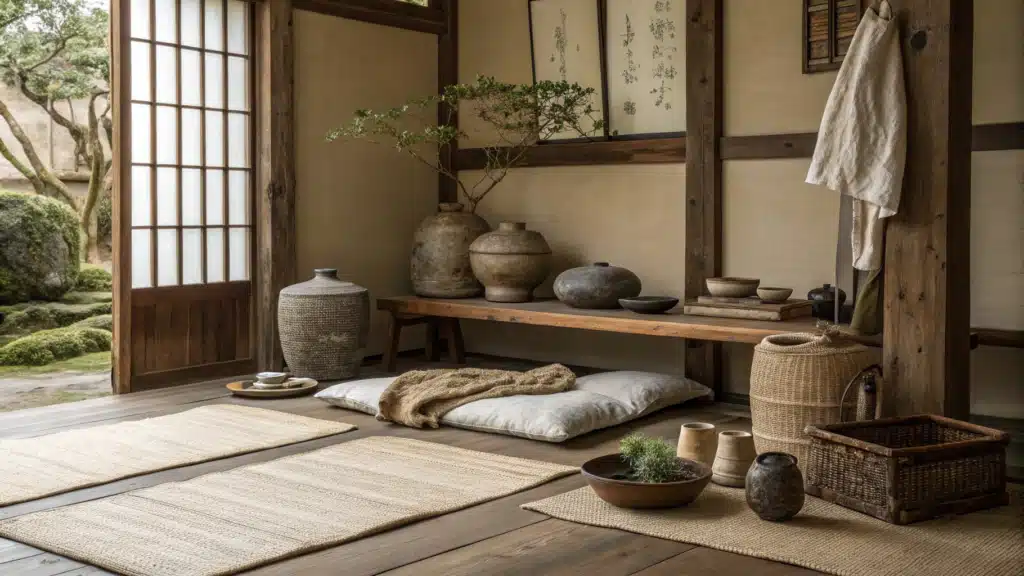 29 Wabi Sabi Interior Ideas That Embrace Imperfection And Find Beauty In Authenticity 32 wabi sabi interior