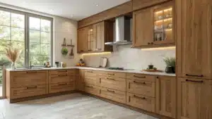 wood kitchen cabinets
