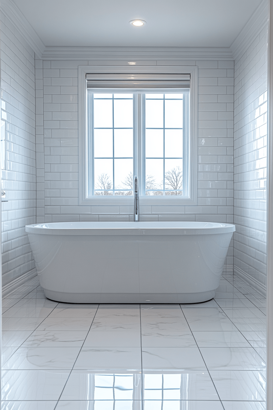 29 White Bathroom Ideas So Fresh and Bright You'll Feel Instantly Calm 1