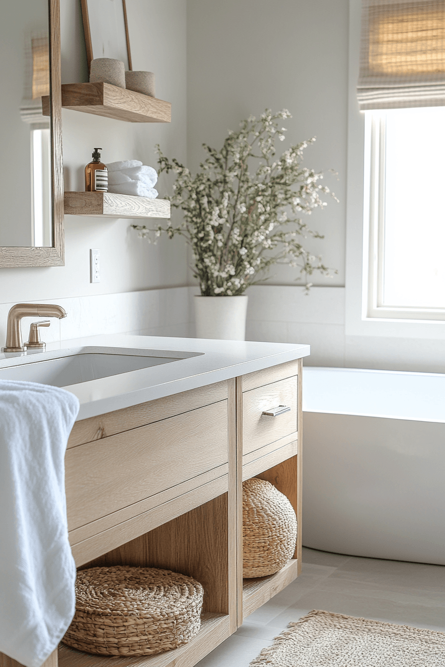 27 Minimalist Bathroom Ideas That Will Make You Want to Declutter Everything 10 minimalist bathroom