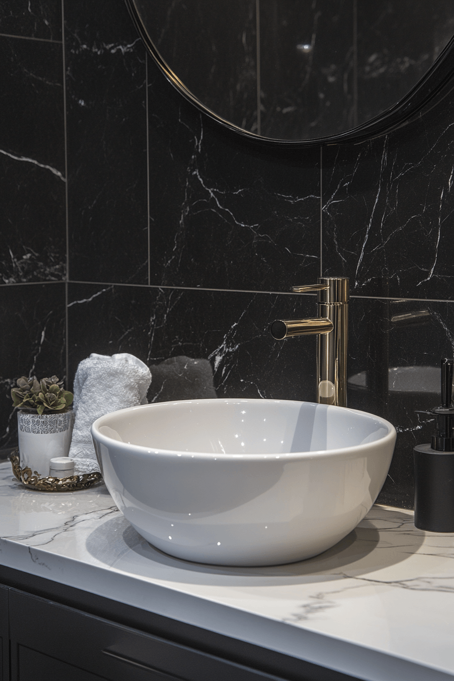29 Black and White Bathroom Ideas That Are Timelessly Chic 10