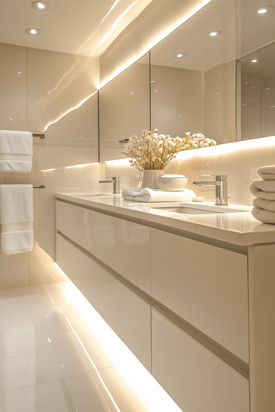 29 White Bathroom Ideas So Fresh and Bright You'll Feel Instantly Calm 11