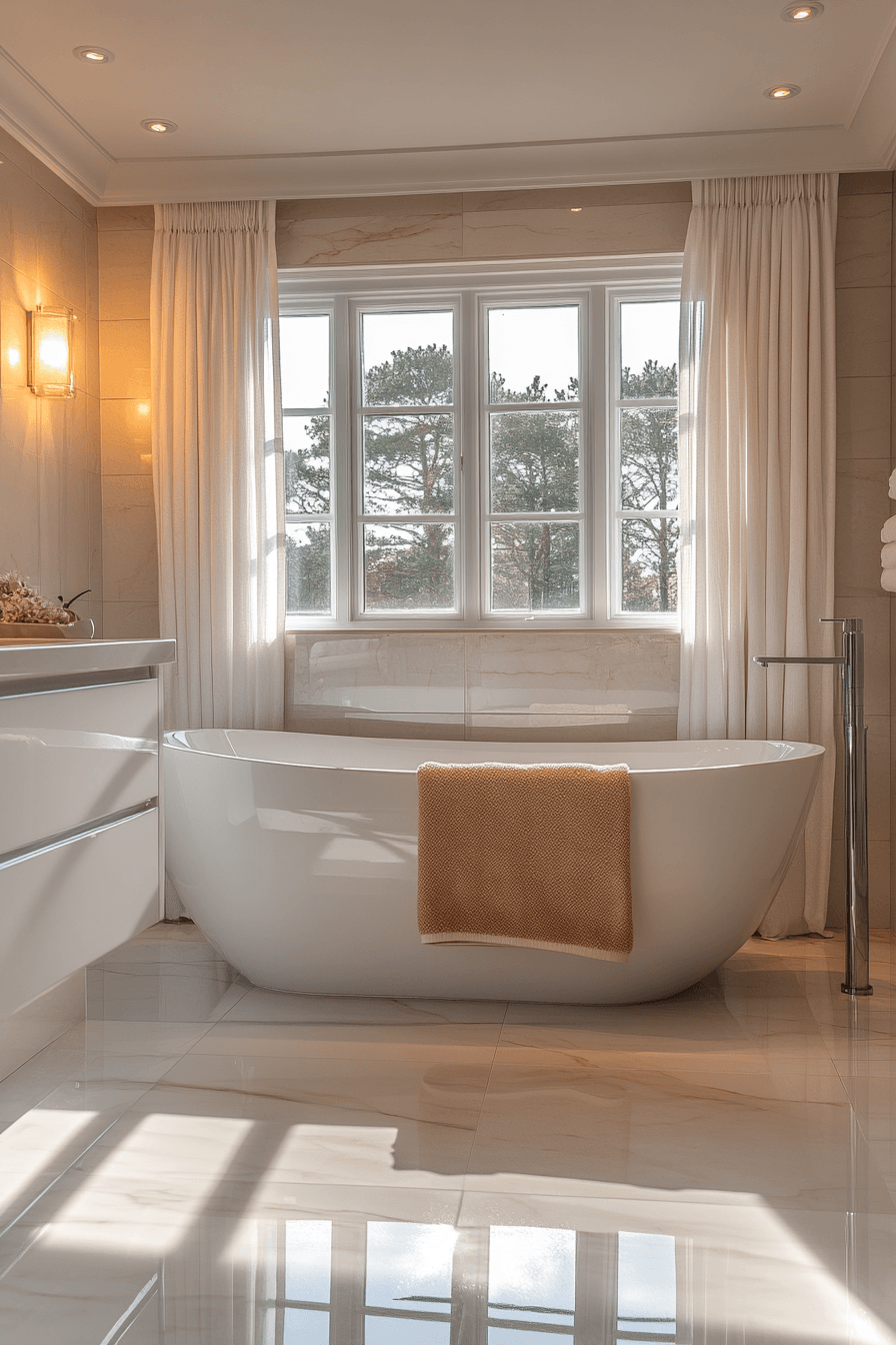 27 Neutral Bathroom Ideas So Calming You'll Never Want to Leave 11 neutral bathroom ideas