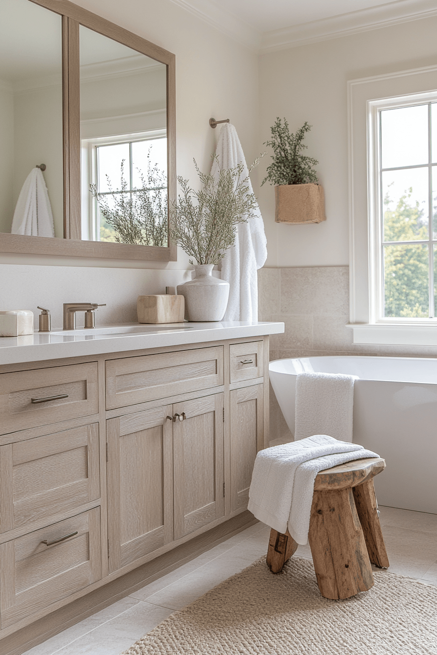 29 Farmhouse Bathroom Ideas That Are Rustic Perfection 11