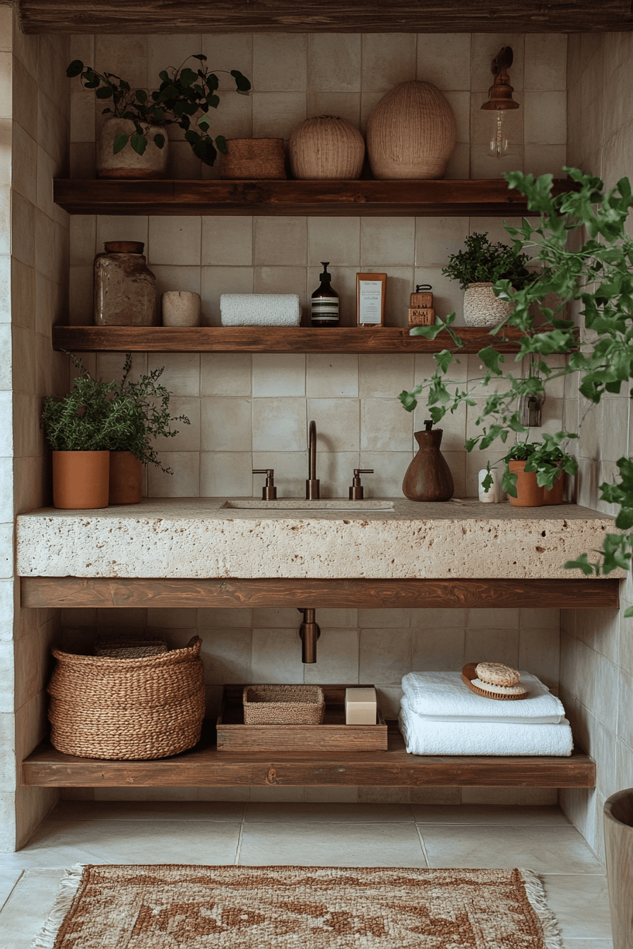 29 Farmhouse Bathroom Ideas That Are Rustic Perfection 12