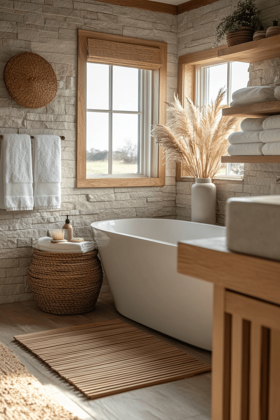 29 Cottage Bathroom Ideas So Charming You'll Feel Like You're in the Countryside 12