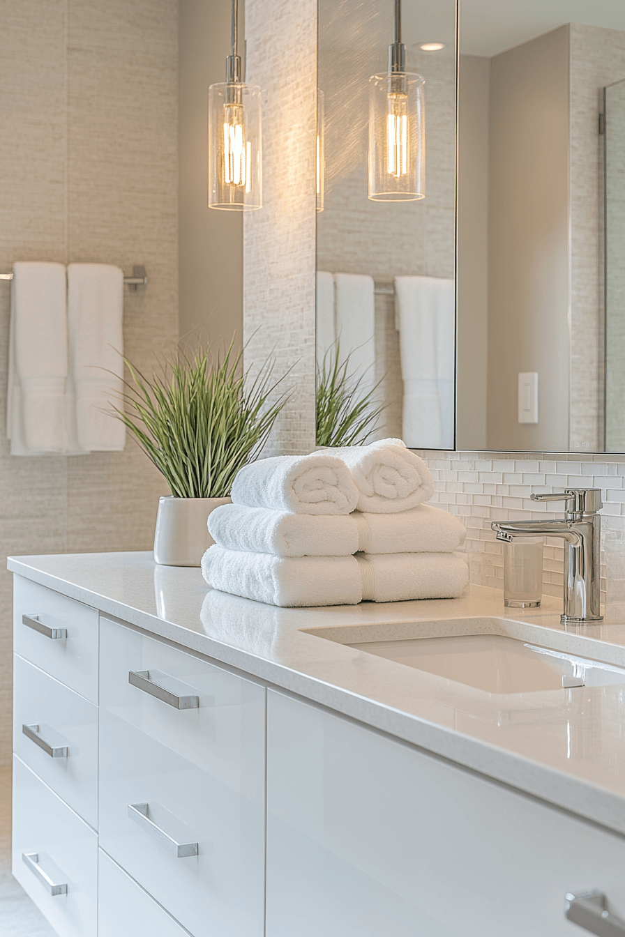 29 White Bathroom Ideas So Fresh and Bright You'll Feel Instantly Calm 12