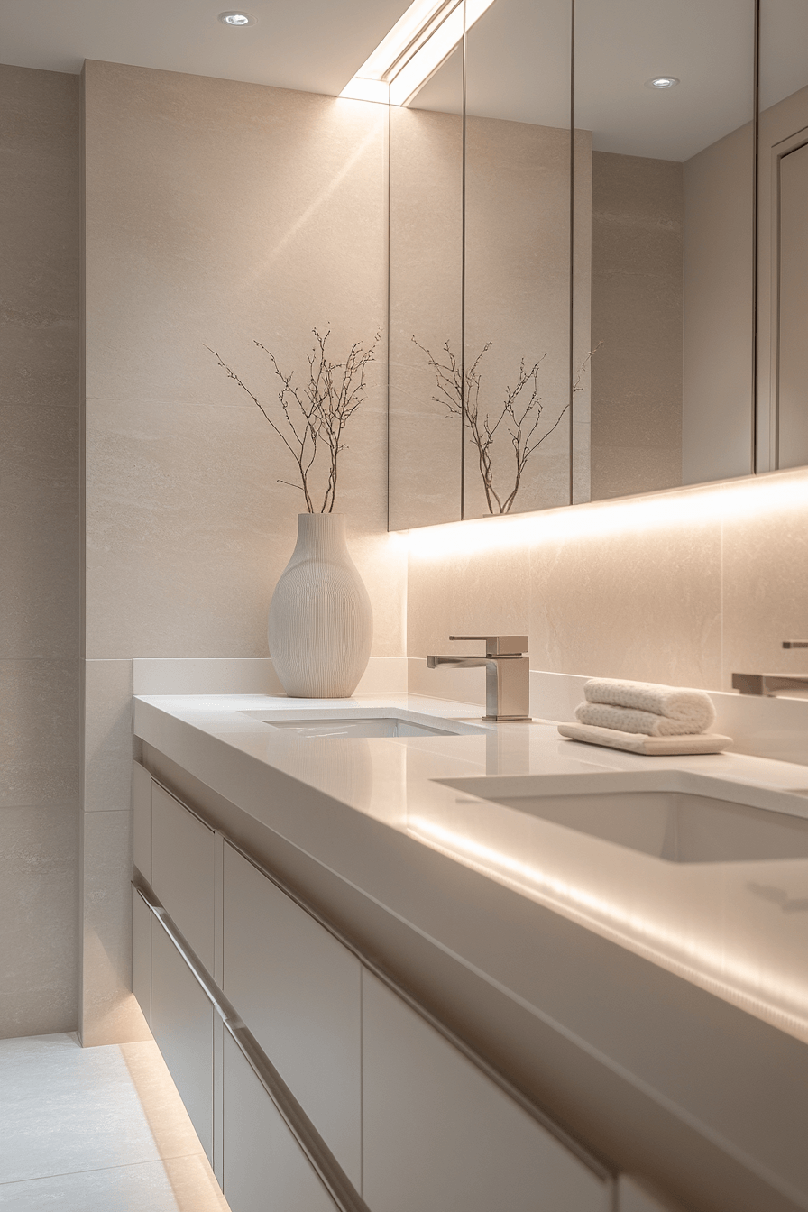 27 Minimalist Bathroom Ideas That Will Make You Want to Declutter Everything 12 minimalist bathroom