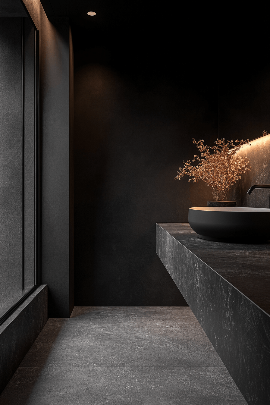 27 Dark Bathroom Ideas That Are Moody, Bold, and Absolutely Stunning 13 dark bathroom
