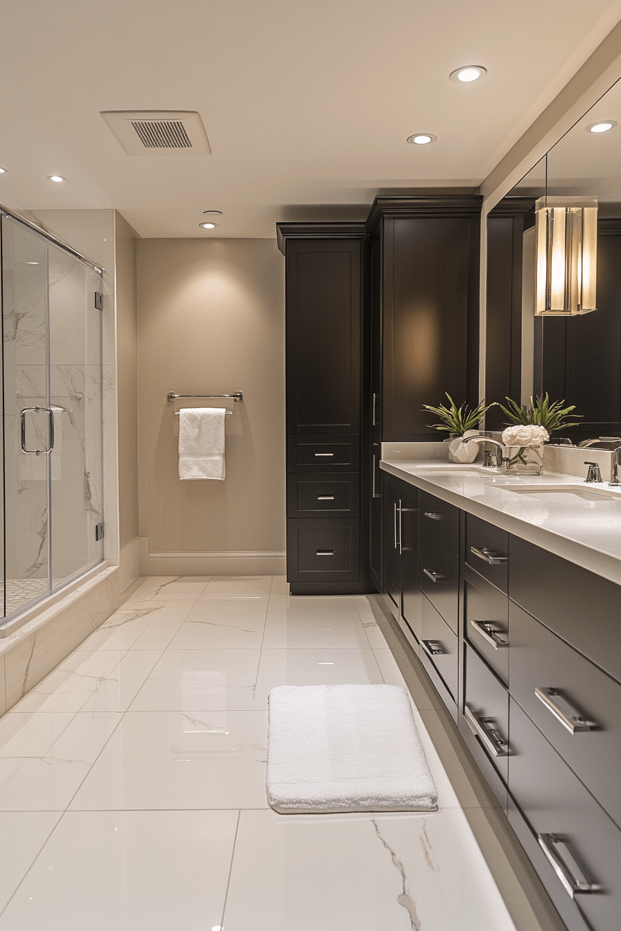29 Black and White Bathroom Ideas That Are Timelessly Chic 13