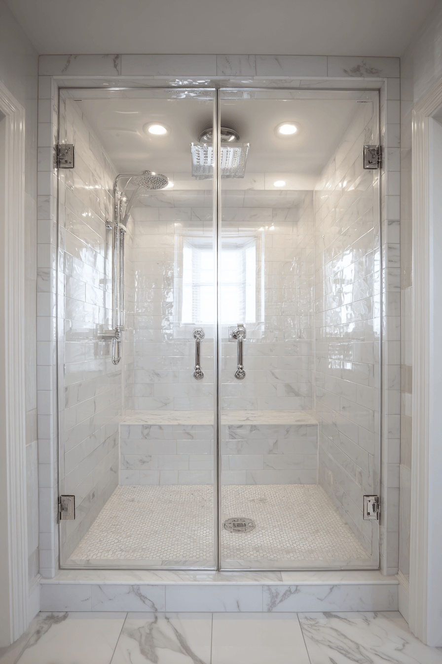 29 White Bathroom Ideas So Fresh and Bright You'll Feel Instantly Calm 13