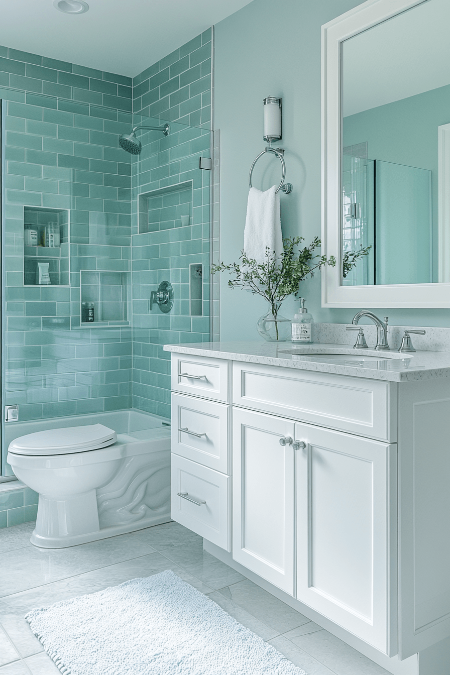 29 Coastal Bathroom Ideas That Make Your Morning Routine Feel Like Vacation 14