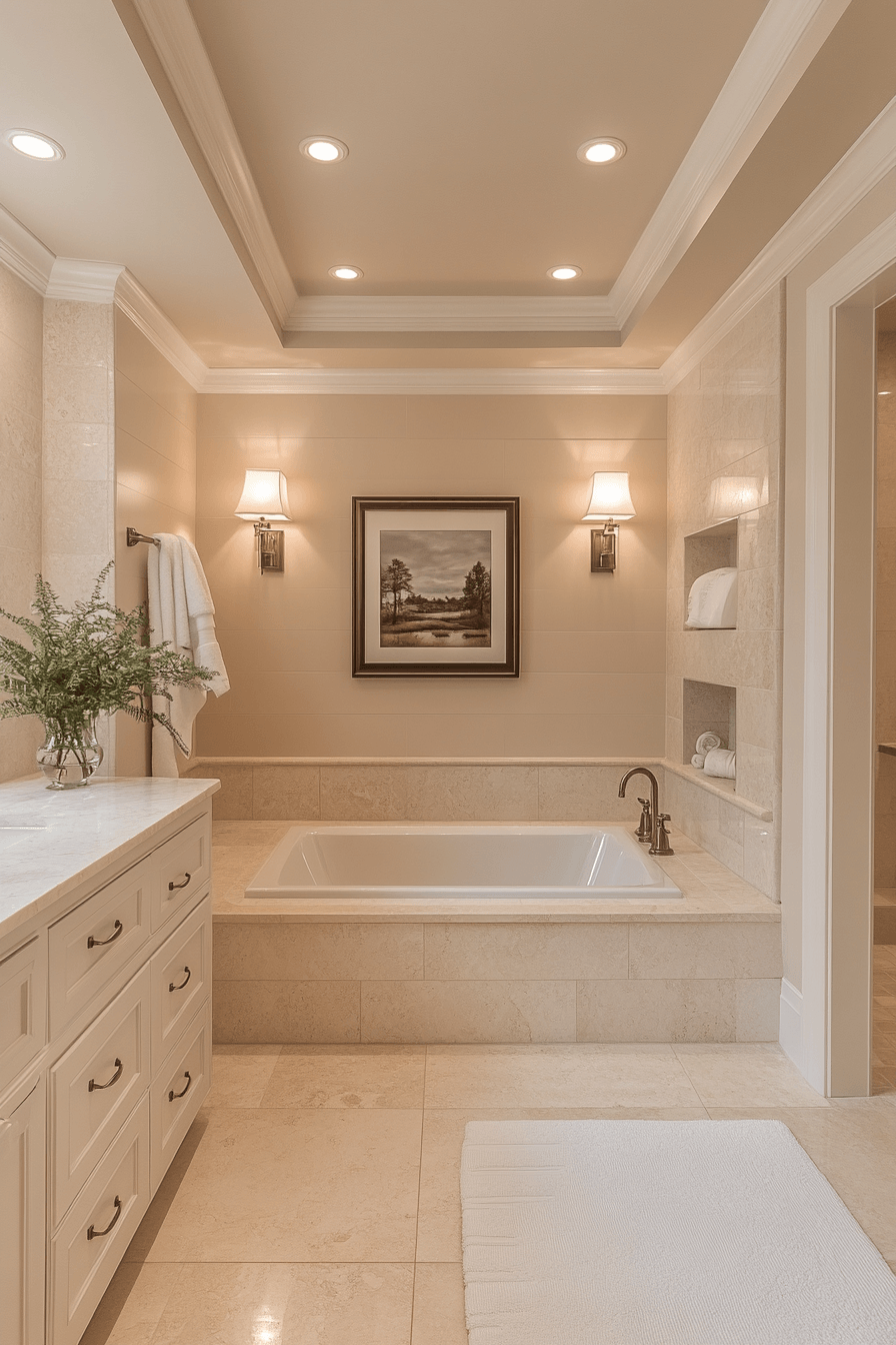 27 Neutral Bathroom Ideas So Calming You'll Never Want to Leave 14 neutral bathroom ideas